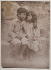 Von Gloeden vintage print Tirage albuminé  27,7x38,4  Circa 1890  <div sty