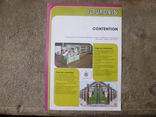 Prospectus jourdain contention - jourdain,