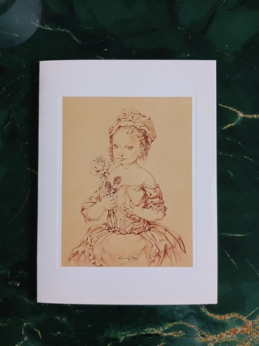 Foujita rare invitation h - foujita,