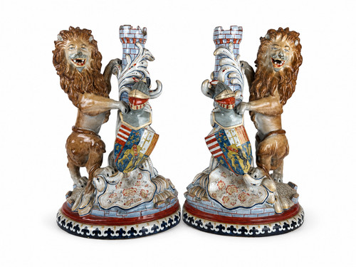 Paire grand lion - grand,
