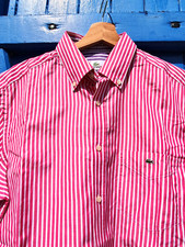 ? LACOSTE  DEVANLAY Chemise Taille 41 /L - Manches courtes - Très bon état