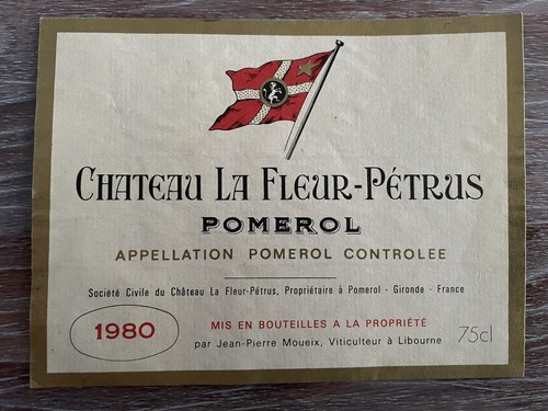 étiquette château fleur - la,