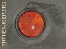 CATADIOPTRE ROUGE TIGER EY    ..... jeep willys  us  ww2