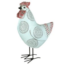11 " Résine Coq Ferme Pays Pelouse Jardin Décor Patio Décor Maison Accent