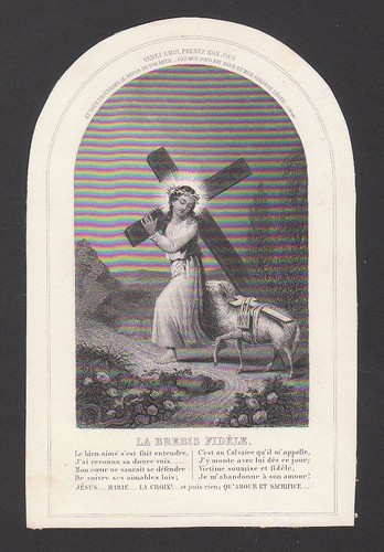 Brebis fidèle gravure - la,