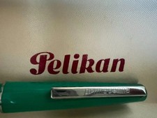 PELIKAN Stylo À Plume Primapenna VERT Profils Chromés Cartouches Vintage