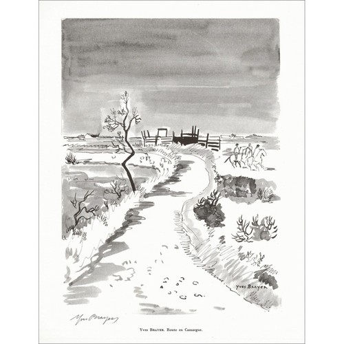 Brayer yves lithographie - yves,