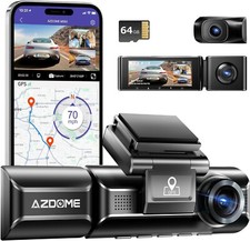AZDOME 3 Canaux 4K Dashcam