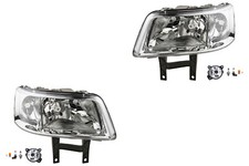 Phares Kit Halogène Convient pour VW Transporter T5 03-09 H4 Brouillard Ampoules