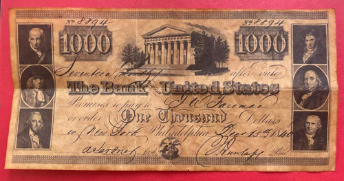 Usa beau billet - billet, 1000
