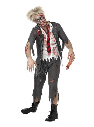 Zombie écolier déguisement - zombie,