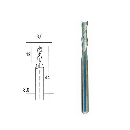 Fraise métal dur 3mm - en,