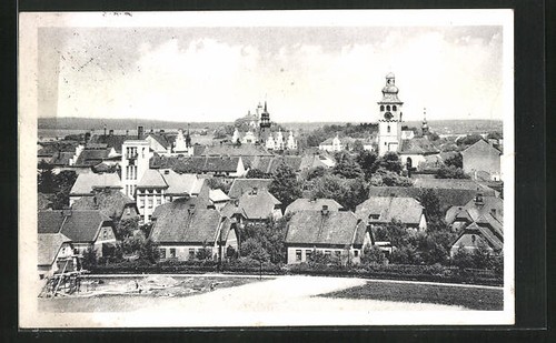 Novy bydzov panorama carte - bydzov,, panorama,