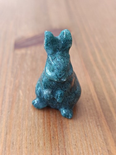 Statuette lapin agate - statuette, en