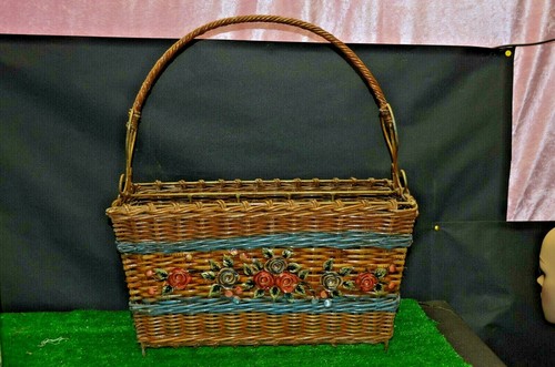 Ancien panier porte revue - porte, en