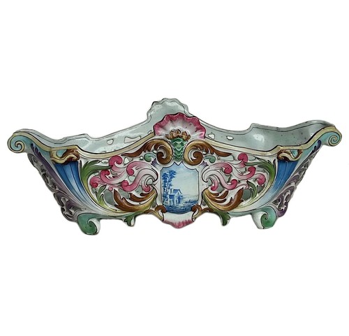 Ancienne jardinière rocaille - ancienne,