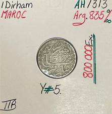 MAROC - 1 DIRHAM - (AH 1313) -