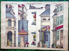  XIX ème - Rare Planche