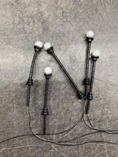 Lot de 5 Lampadaires style