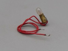 Lampe douille E5 à vis 5.5 mm avec ampoule 12 volts- Jouef 955