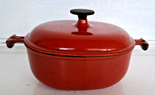 COCOTTE   EN FONTE EMAILLEE SIGNE LE CREUSET FRANCE   N°21