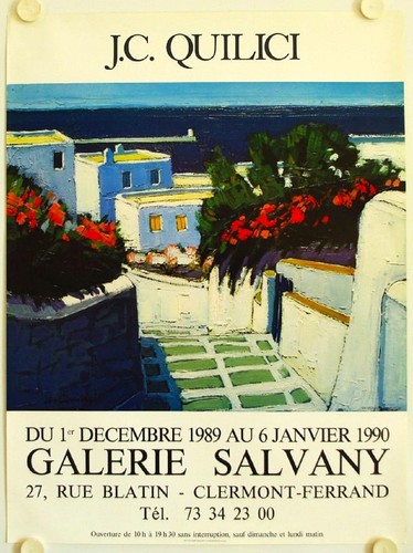 Affiche quilici mykonos - affiche,