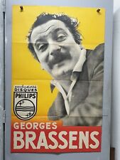 Affiche ancienne Brassens