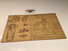 Opel olympia rekord fiche technique 