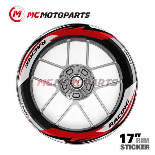 Rim wheel sticker vinyl - 17'',