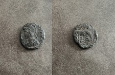 Monnaie romaine Impériale, follis Constantin Ier avec Louve, Romulus et Rémus.