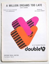 Partition vintage sheet music