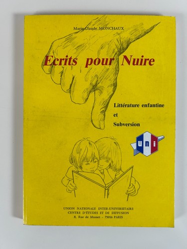 Marie claude monchaux - monchaux:, Écrits