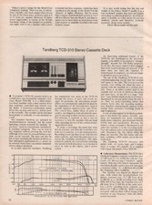 Tandberg - TCD-310 Cassette