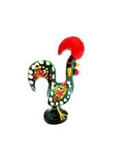 Figurine " Coq Portugais " en métal peint