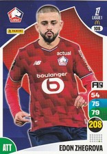 N° 108 - CARTE FOOT PANINI ADRENALYN 2025 / 2026 - EDON ZHEGROVA - LILLE