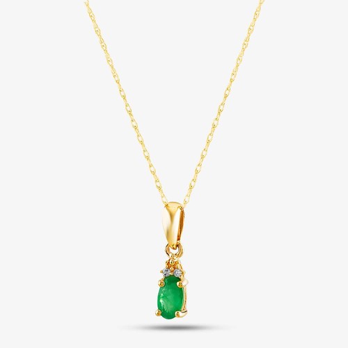 Collier pendentif émeraude - , et