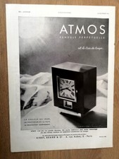 ATMOS pendule perpétuelle - Laure Albin Guillot - Publicité de 1931 - 1611