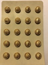 20 Boutons militaires Tenues