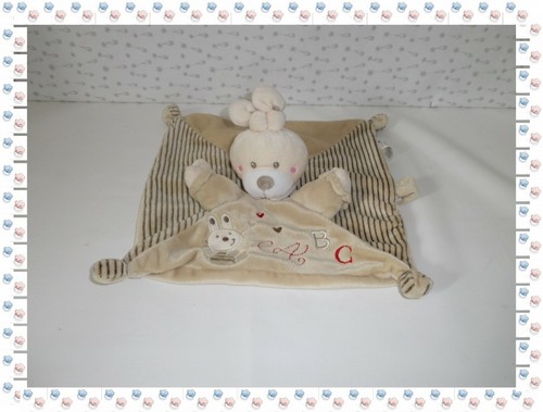 Doudou semi plat lapin - -,