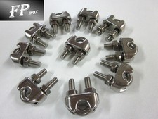 Serre Cable Etrier 4mm inox (