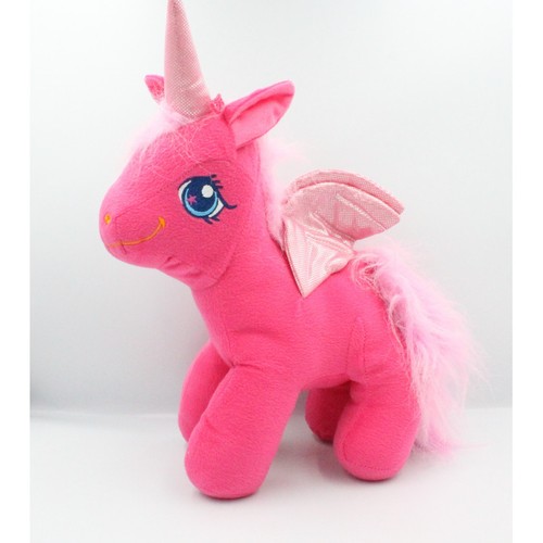 Grande peluche licorne rose - peluche,