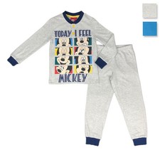 Pyjama Long Bébés Ensemble En Coton Disney MICKEY Taille 3 À 7 Ans 0886