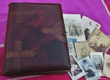 Album photo ancien vintage Boucles 1898 Art Nouveau France Vintage antique photo