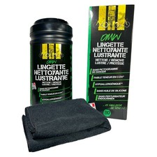 lingettes nettoyage, lustrage UNPASS OMW boîte de 80 avec microfibre pour vélo