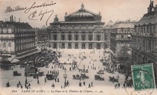 75 PARIS LA PLACE ET LE THEATRE DE L OPERA