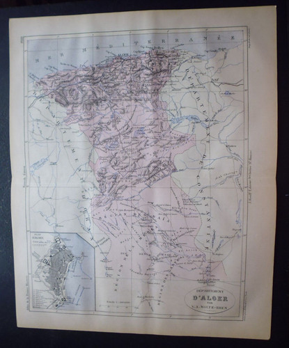 Carte géographique la - carte, 19°:la