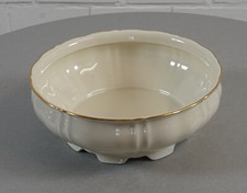 Bol à légumes Fürstenberg Brunsviga bordure dorée ivoire art déco