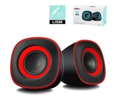 Enceintes Noirs pour PC Avec Câble USB + Jack 2.0 Bon Son Haute Qualité