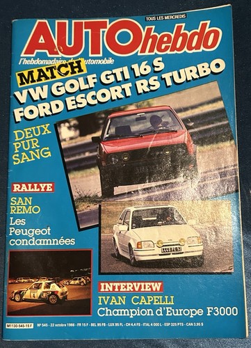 Auto hebdo autohebdo 545 - hebdo,