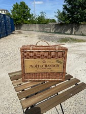 Caisse en osier à champagne
